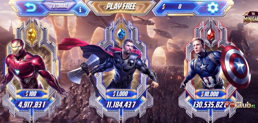 Hướng dẫn tham gia game nổ hũ Avengers V8Club Hướng dẫn tham gia game nổ hũ Avengers V8Club